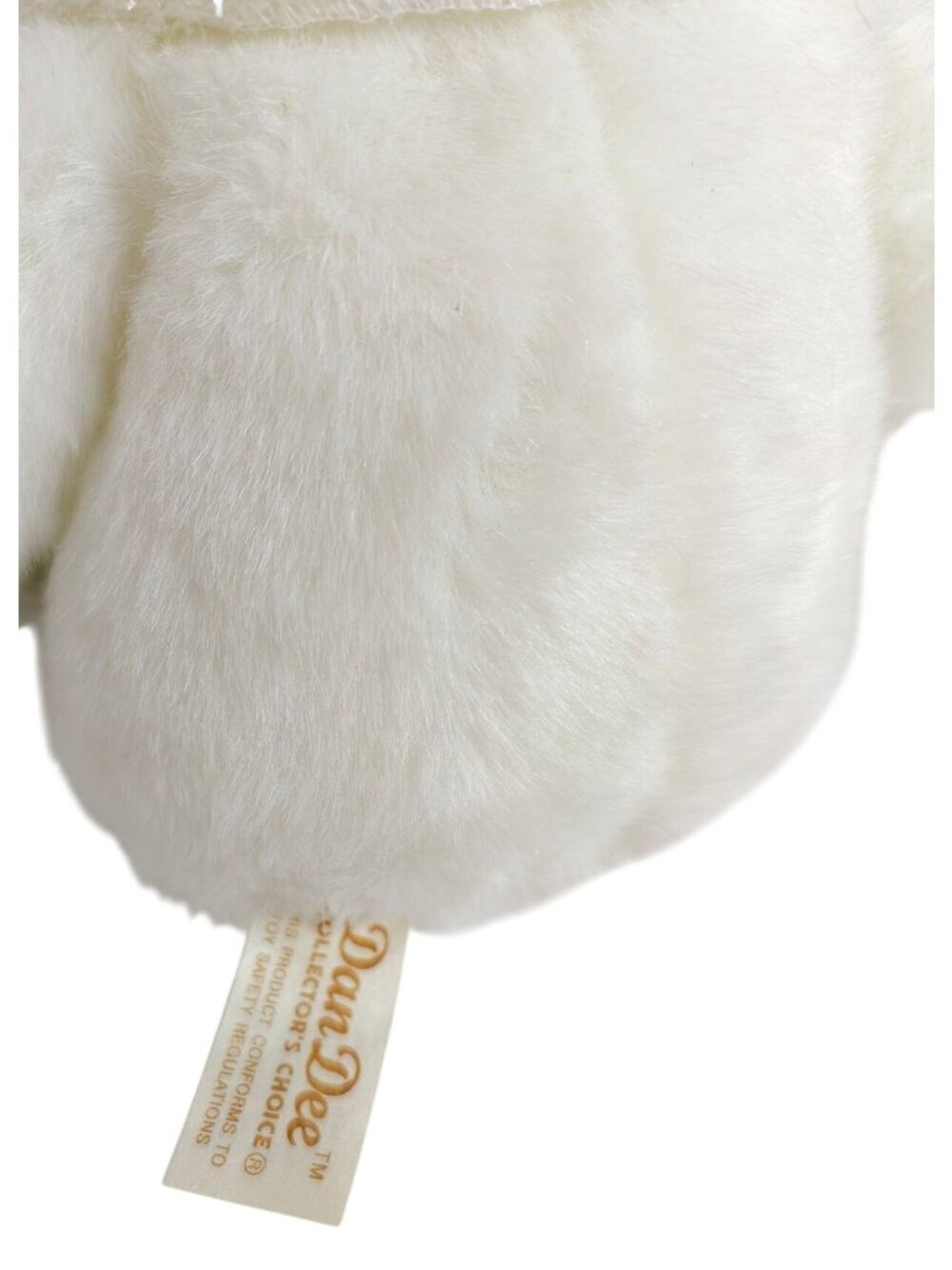 Dan Dee White Snowman Plush 15" Silver Hat Scarf Snowflake Winter Holiday Gift - Picture 6 of 8
